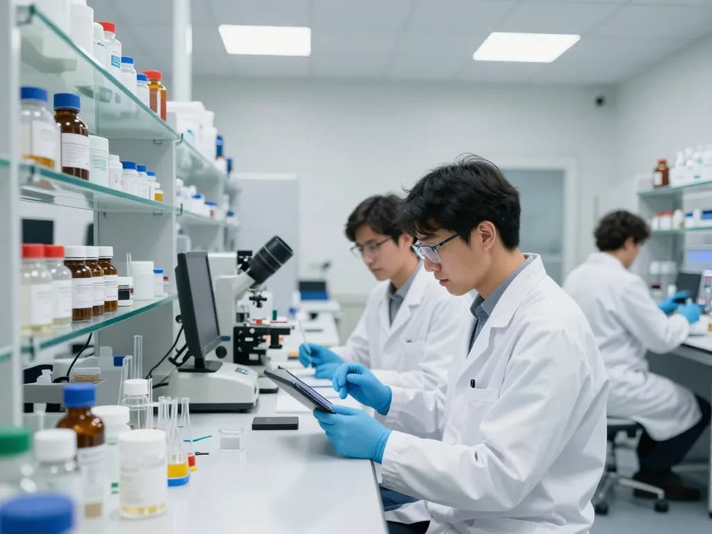 Cannabinoid manufacturer Europe researching and producing high-quality cannabinoids in a modern laboratory.