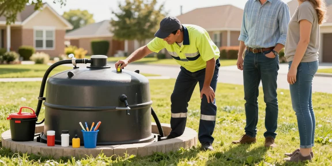 Septic pumping services by a trusted local provider in a clean environment.