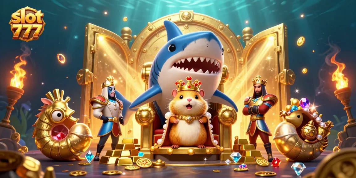 Menangkan jackpot dengan slot 777 dalam ilustrasi kasino yang menawan dan penuh warna.