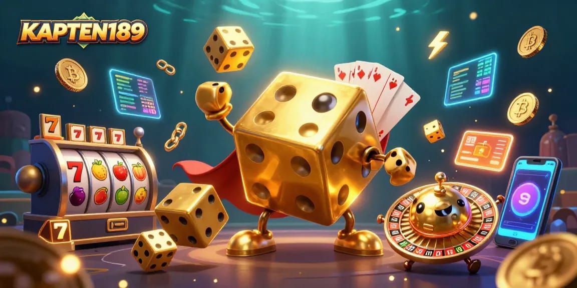 KAPTEN189 mengajak pemain untuk menikmati pengalaman slot online gacor terbaik dengan elemen kasino yang berwarna-warni.