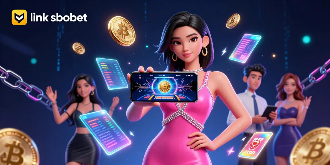 Place bets with link sbobet in this vibrant illustration of live dealer gaming.