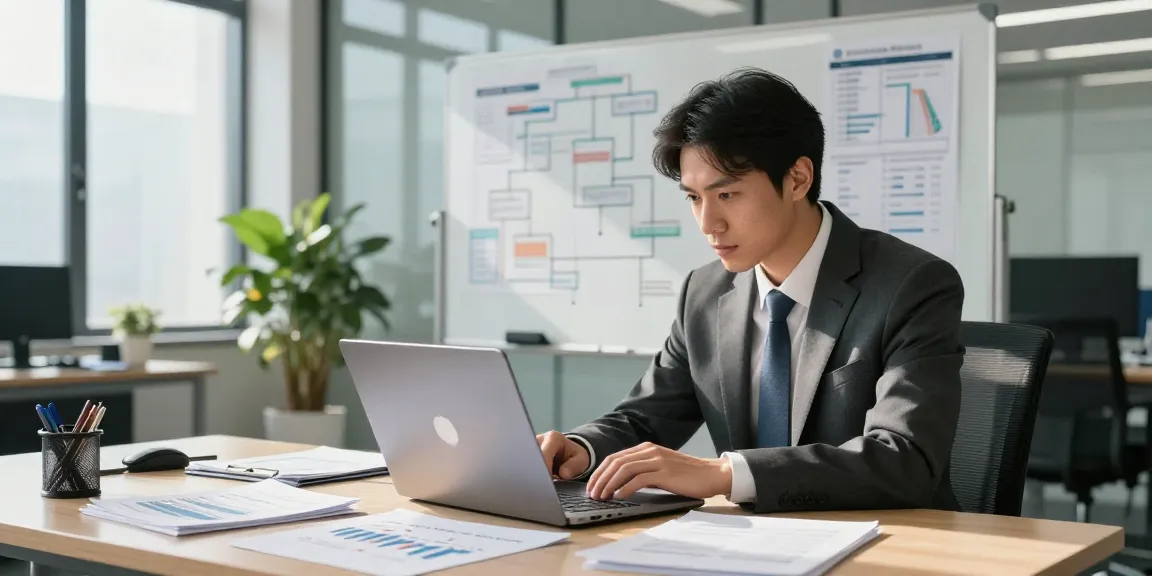 Asset tracing analysis by a financial expert in a modern office setting.