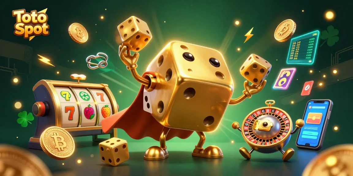 Engage with the dynamic Toto Slot scene featuring vibrant characters and slots, perfect for online gamers.