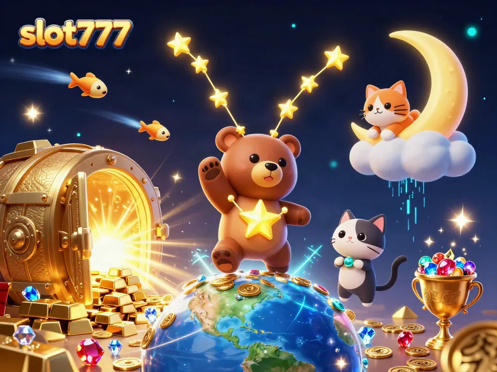 Menangkan permainan slot777 dengan menggali koin di bawah langit malam yang magis