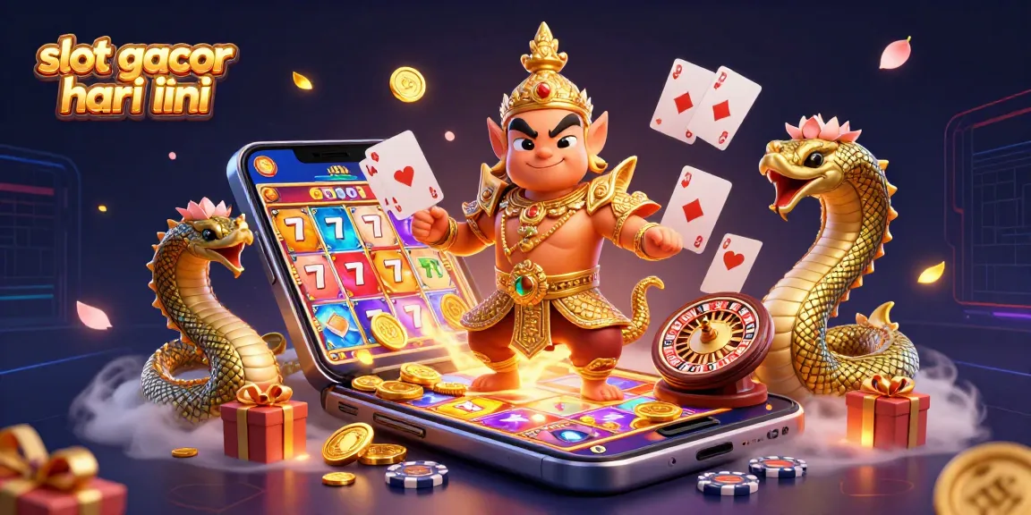 Engage with slot gacor hari ini in an enchanting gaming scene featuring vibrant 3D elements.