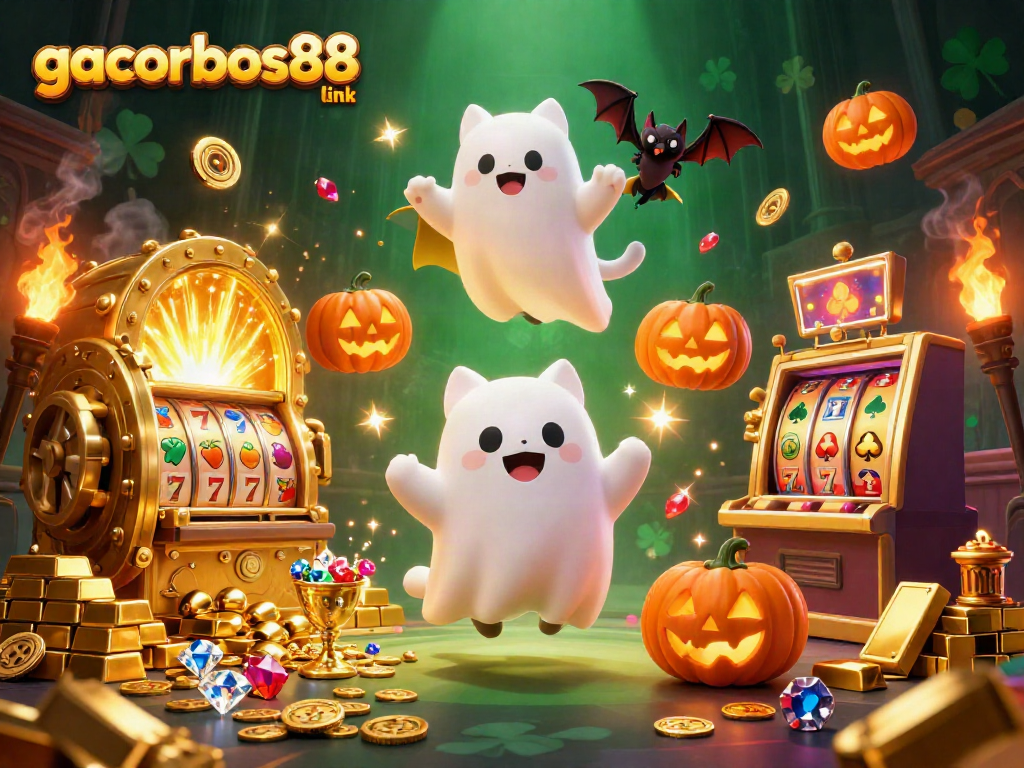 Spin with gacorbos88 link for glowing slot adventures in a haunted casino!