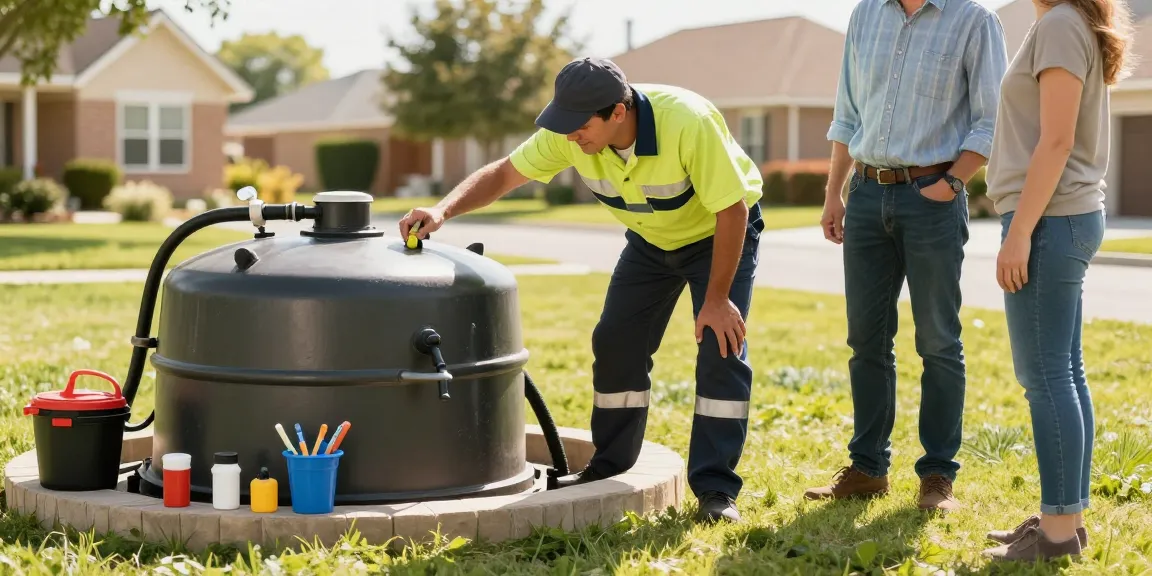 Septic pumping services by a trusted local provider in a clean environment.
