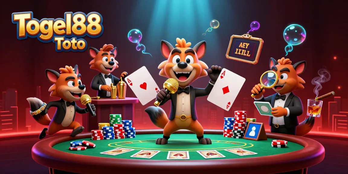 Togel88 Toto offers thrilling casino action with hyenas entertaining at a comedy club.
