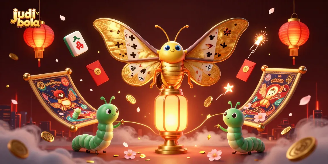 Engage in judi bola action with captivating imagery of mythical elements and casino scenes.