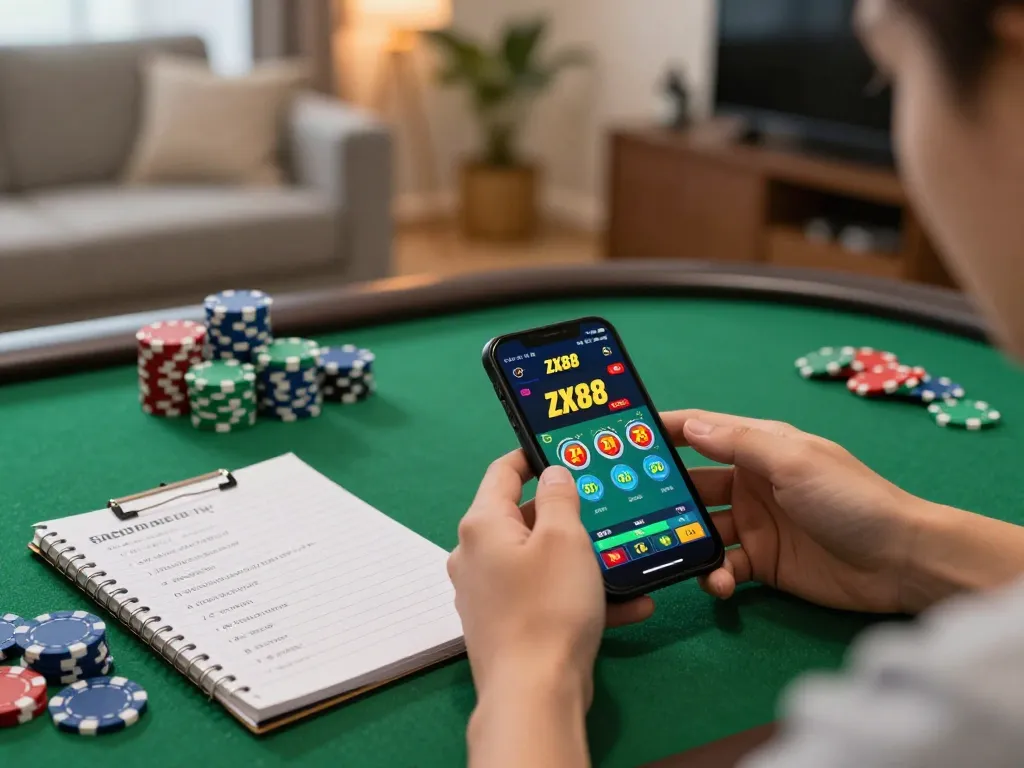 Engaging gameplay on the ZX88 app showcasing mobile casino options and strategies.