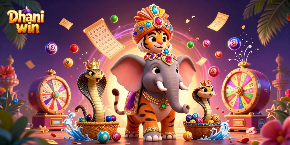 Experience the thrill of winning with Dhani win's exciting lottery and game elements!