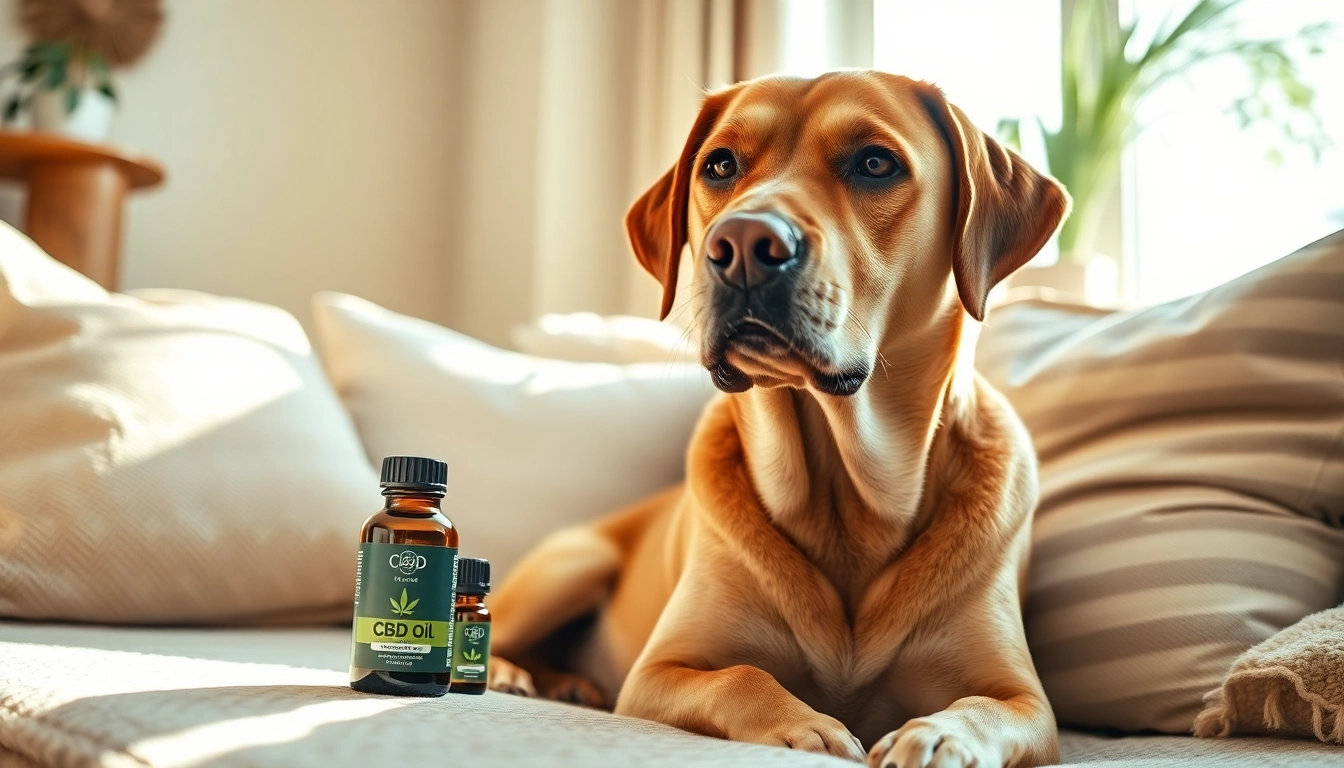 Administer CBD Oil For Dog to promote relaxation and comfort in a peaceful home environment.