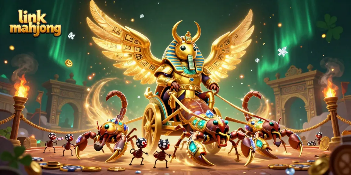 Engage with link mahjong and experience thrilling gameplay with vibrant 3D casino elements and characters in action.