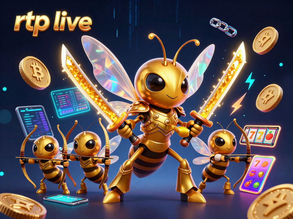 rtp live showcases an exciting slot-themed scene with characters and crypto elements.
