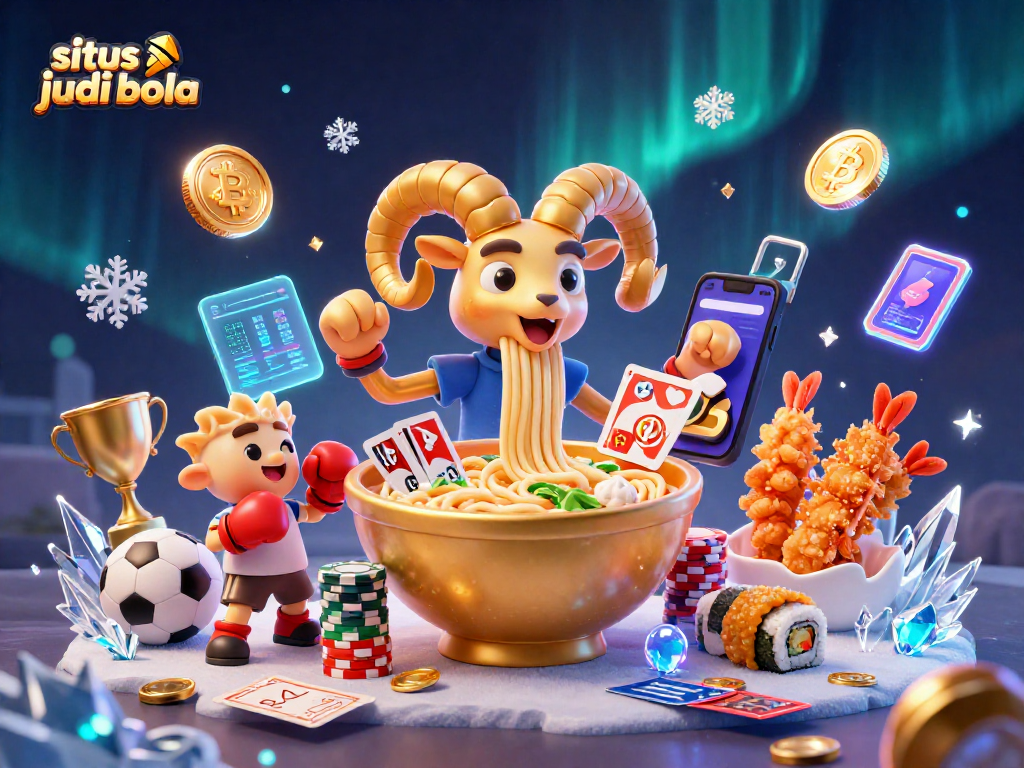 Engage with situs judi bola action in a vibrant illustration of dynamic characters and gambling elements.