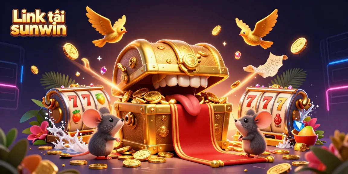 Engage in the thrill of casino gameplay with Link tải sunwin, showcasing vibrant fruit symbols and golden treasures.