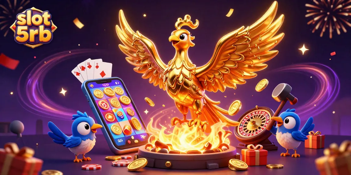 Experience thrilling gameplay with slot 5rb, featuring molten gold coins and vibrant slot elements.