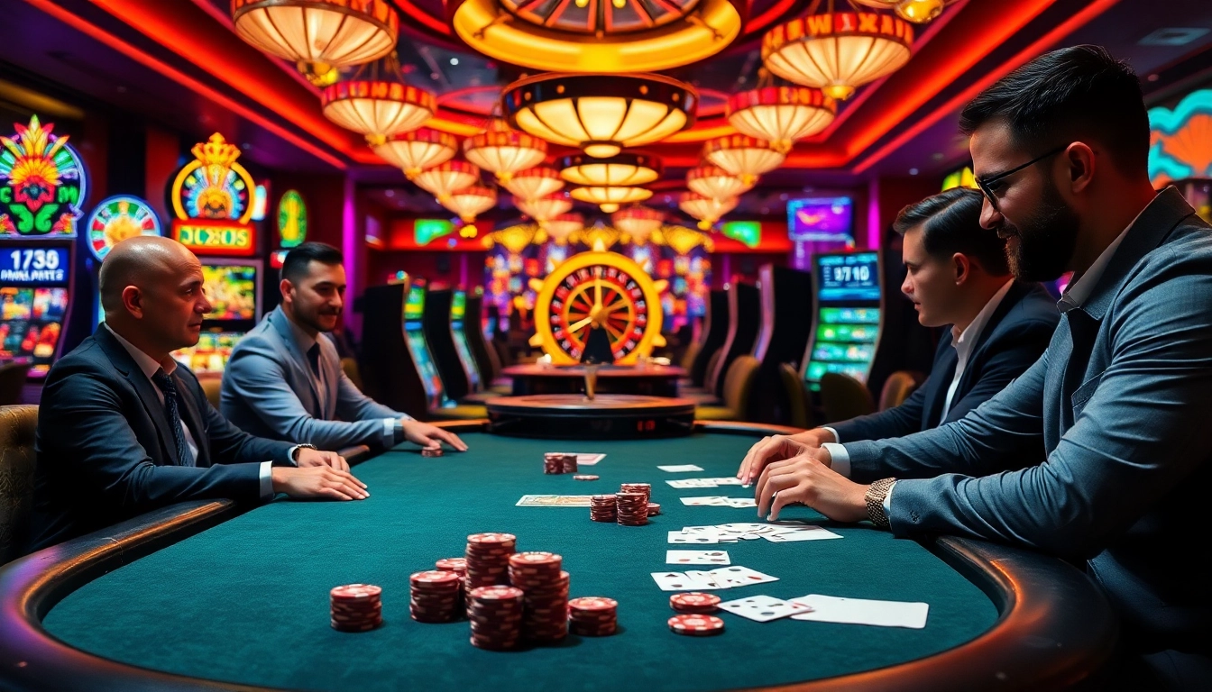 Players strategizing a winning hand in a luxurious u888 poker game setting.